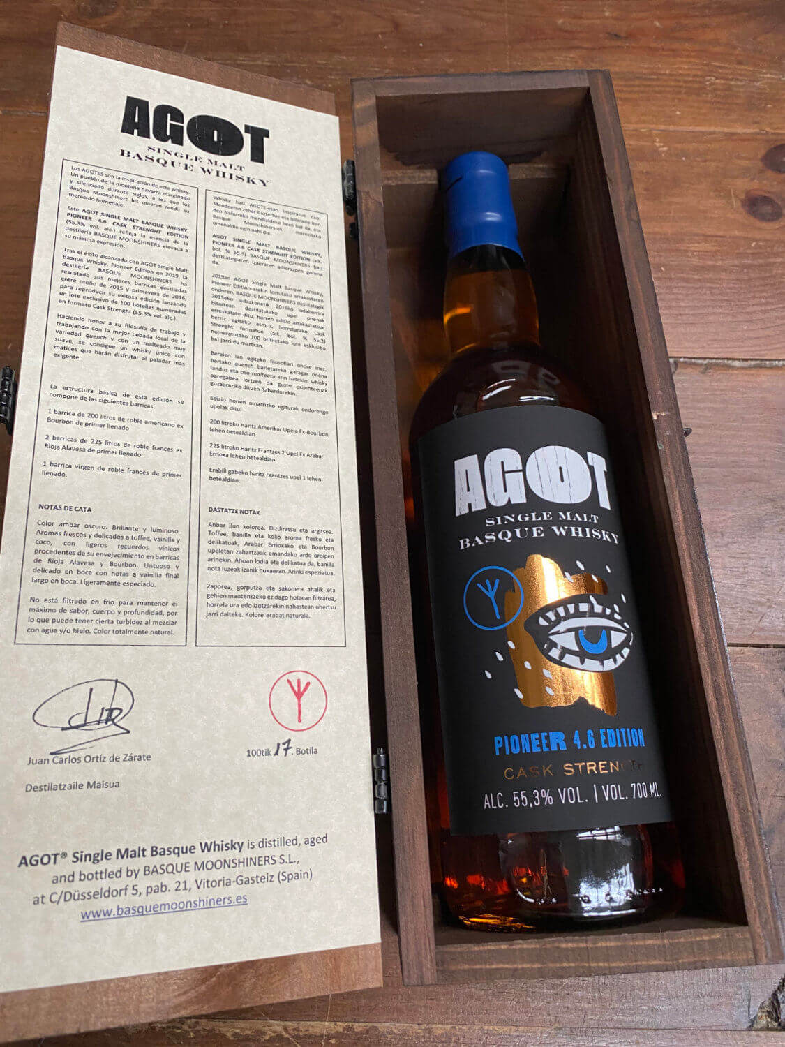 WHISKY AGOT 4.6 CASK STRENGHT EDITION